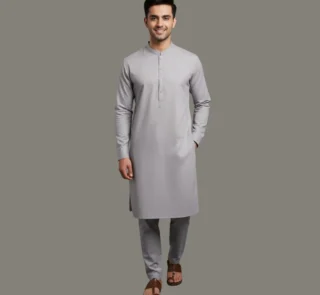 Sterling Silver Serenity Shalwar Kameez Set